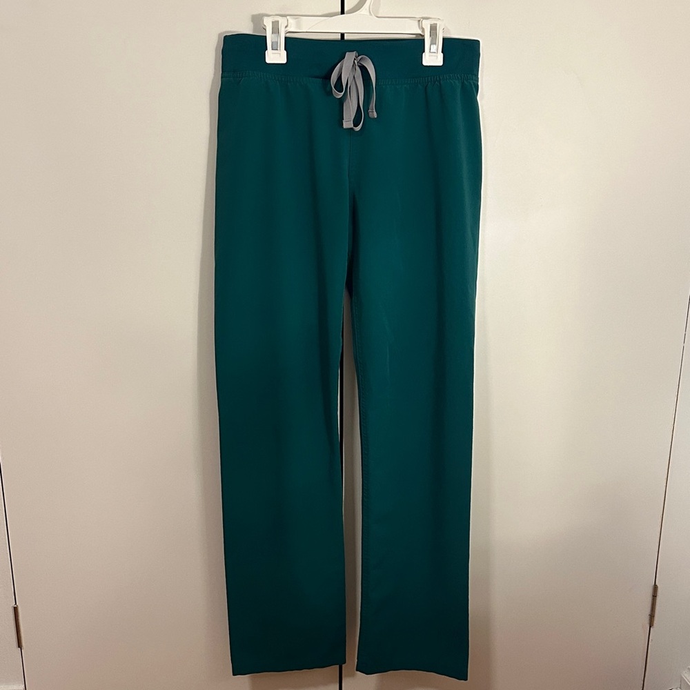 Figs Hunter Green Scrub Pants